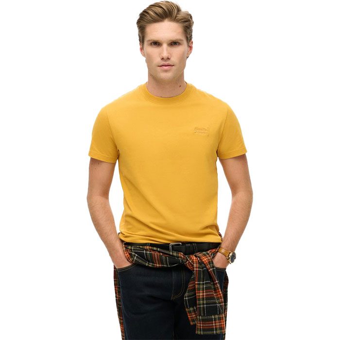 Superdry Essential Logo EMB T-Shirt Herren winter gold