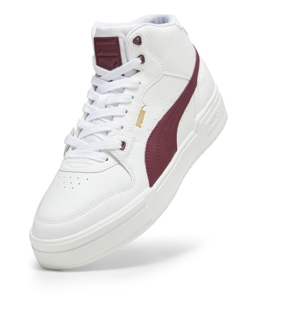 Tênis Puma CA Pro Mid de couro, branco