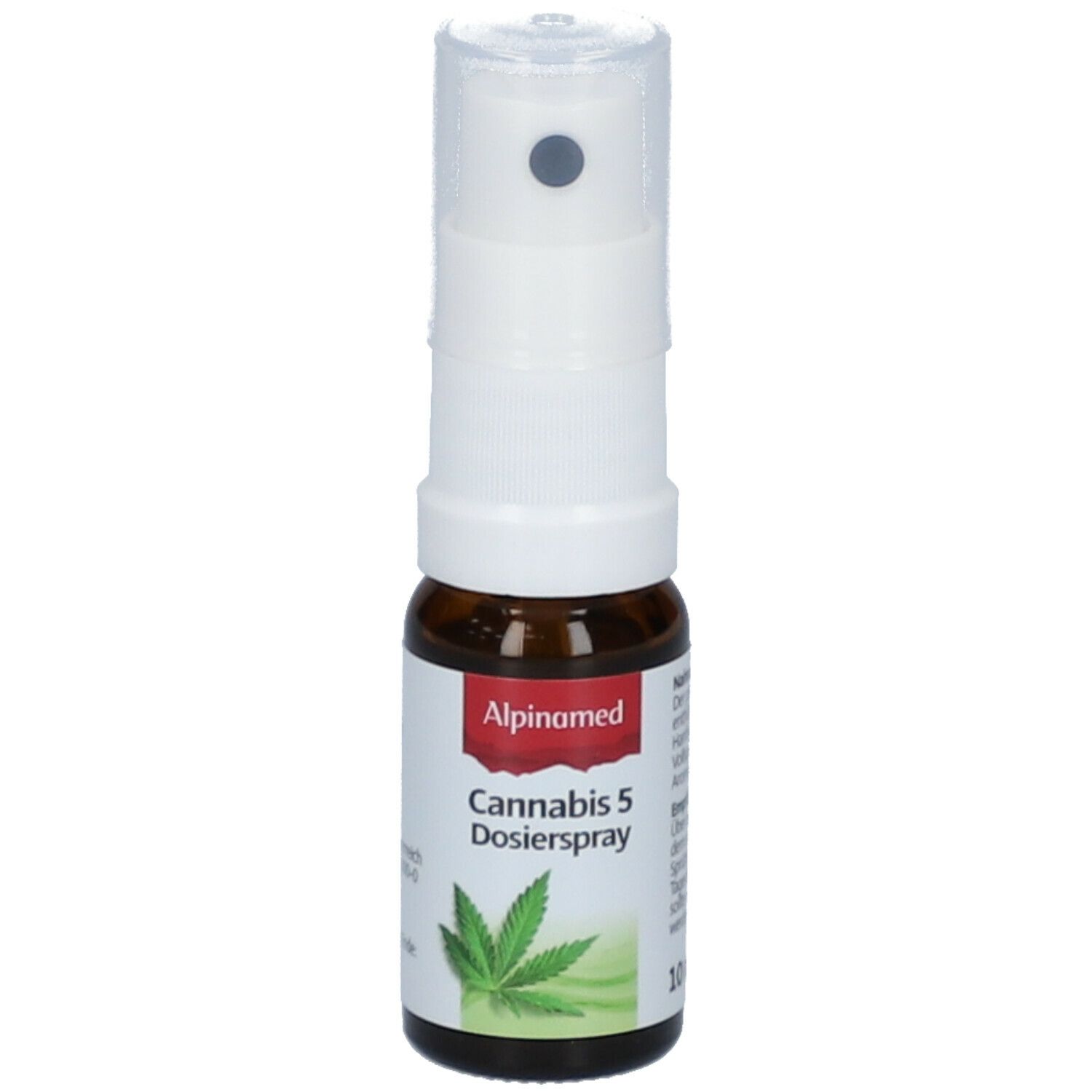 Alpinamed® Cannabis 5 Dosierspray mit Vollspektrum Cannabis-Aromaextrakt, Hanfsamenöl und Vitamin E