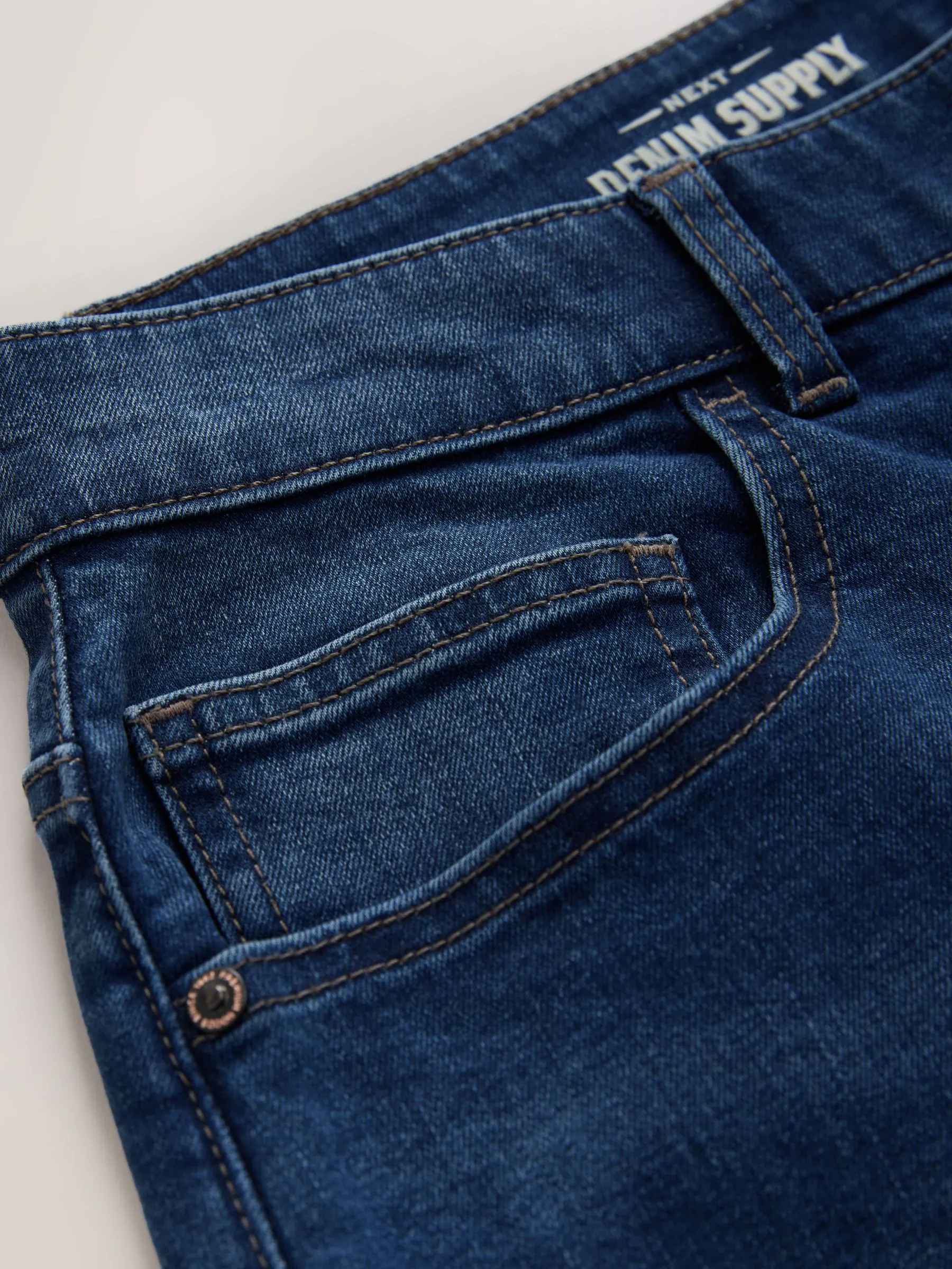 Blauw - Klassieke stretchy jeans