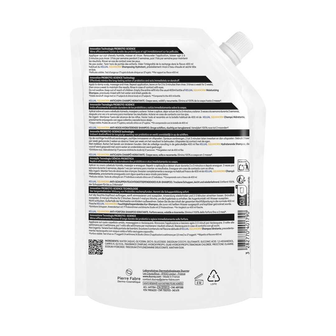 DUCRAY  Squanorm Champô Caspa Seca Refill - 400ml