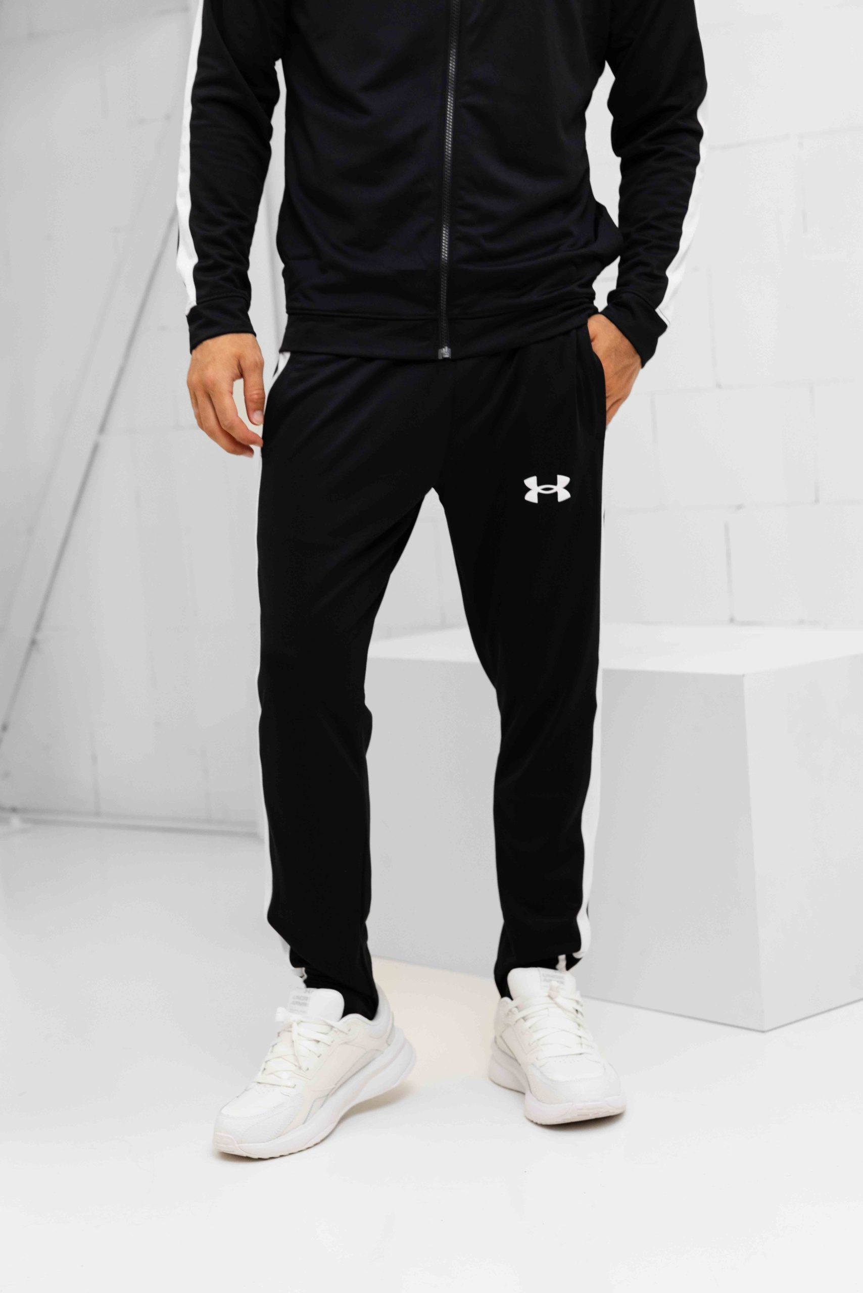 Under Armour Rival Knit Trainingspak Heren Zwart