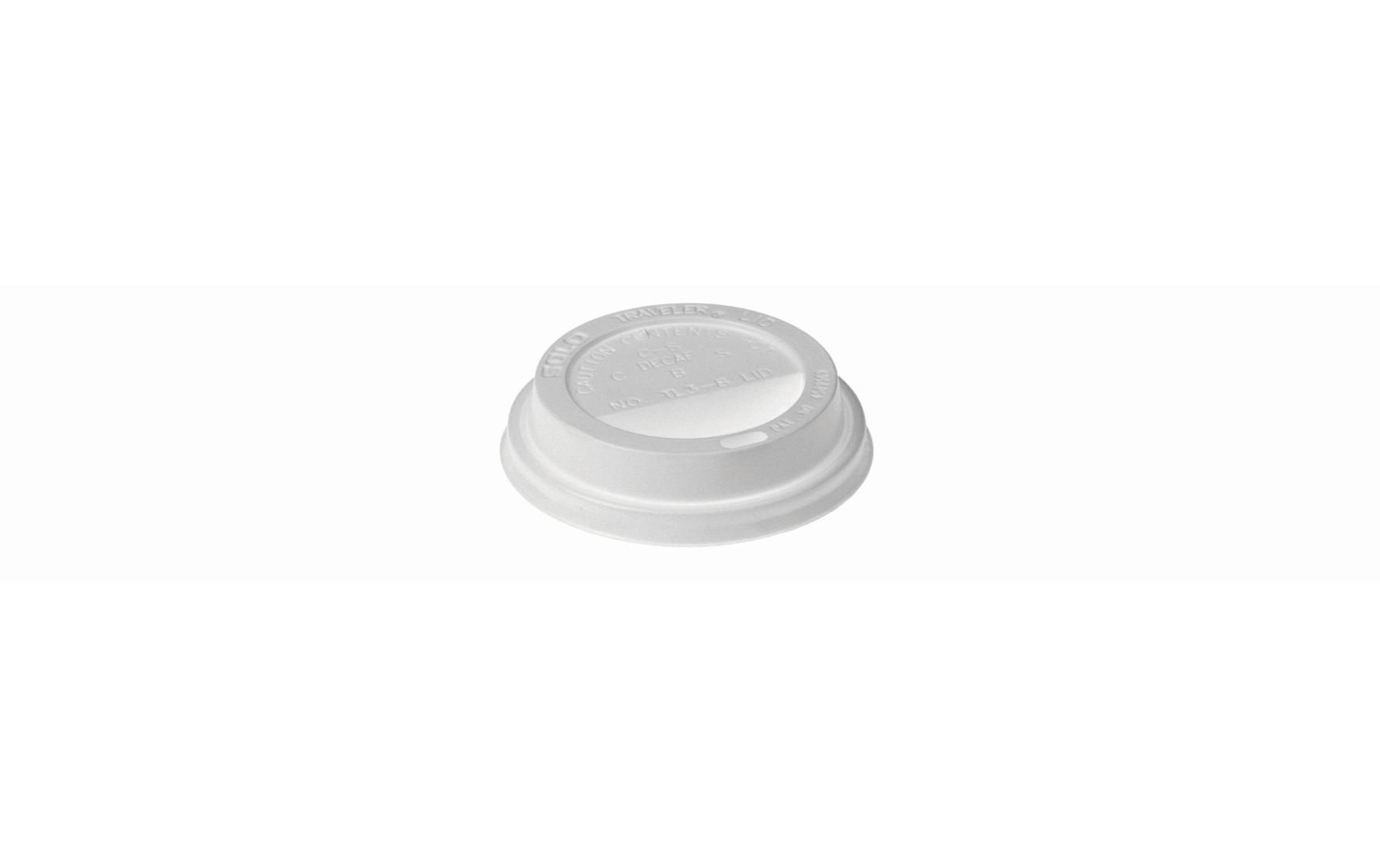 Domdeckel zu Kaffeebecher Boulevard 2 dl, 1000 StückWeiss, 10Pack à 100 Stück