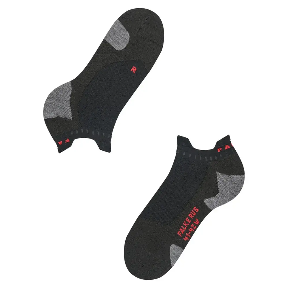 Falke RU5 Race Invisible Hardloopsokken Zwart/Mix Dames
