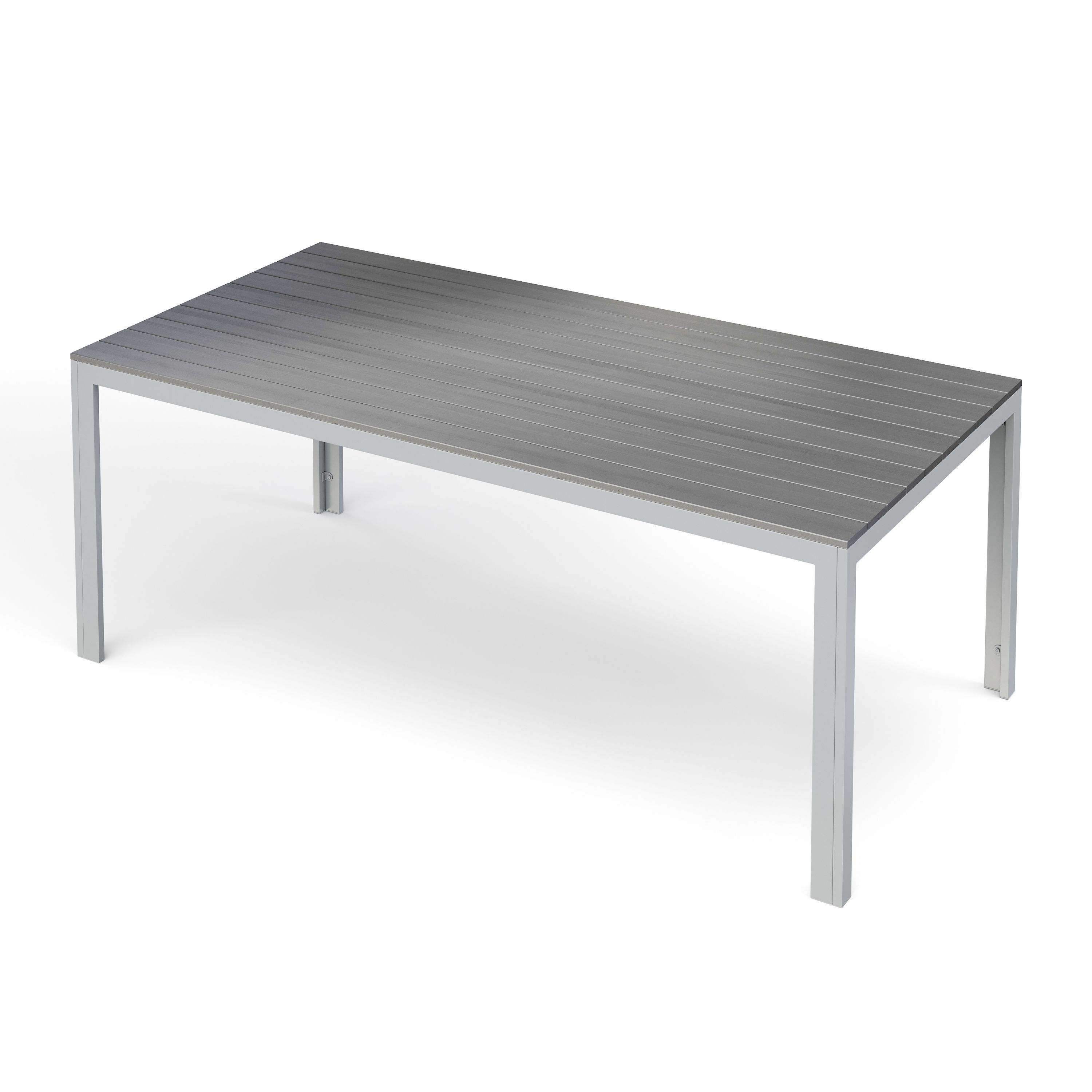 Gartenmöbel Set KAVO 8 Stühle grau