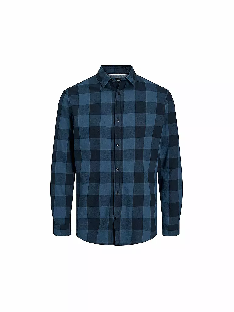 JACK & JONES Jungen Hemd JJEGINGHAM blau
