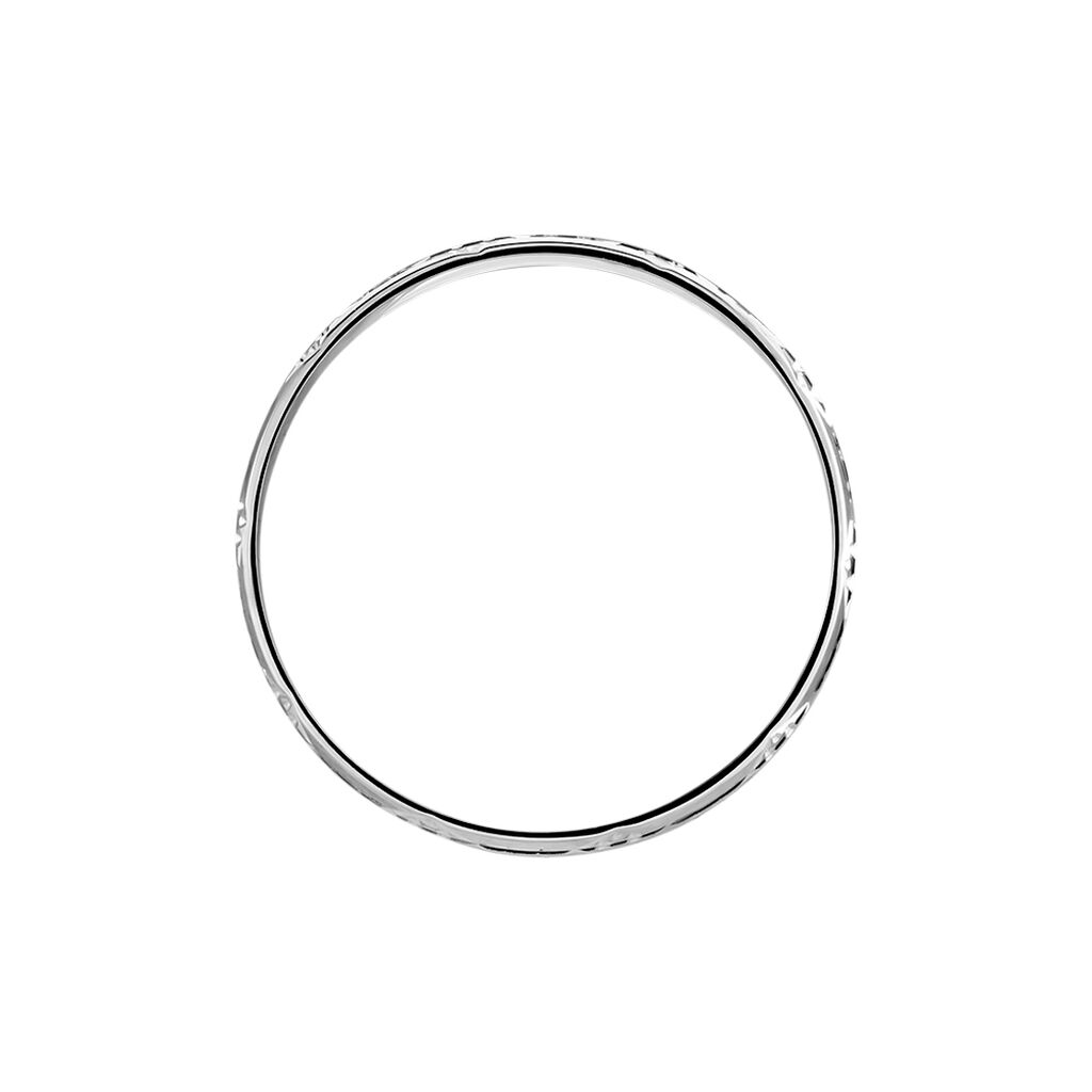 Alliance Clotilde Ruban Plat Or Blanc