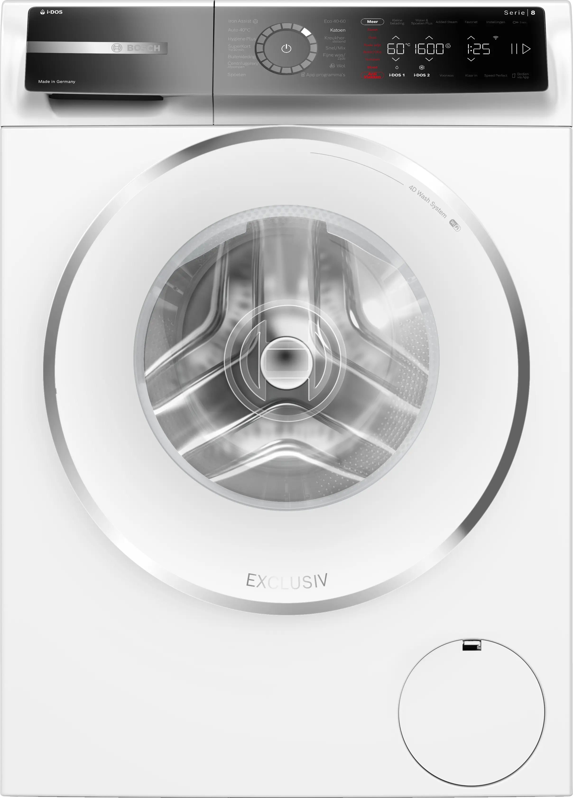 Serie 8 Wasmachine, voorlader 10 kg max. 1600 rpm