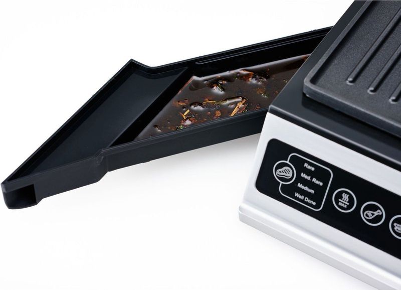 Solis - Contactgrill Pro - Grill Apparaat - RVS - 5 Grillprogramma's