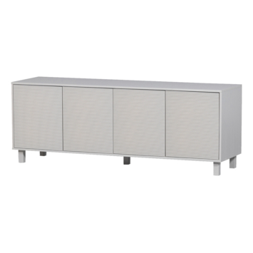 WOOOD dressoir Della grenenhout wolkengrijs
