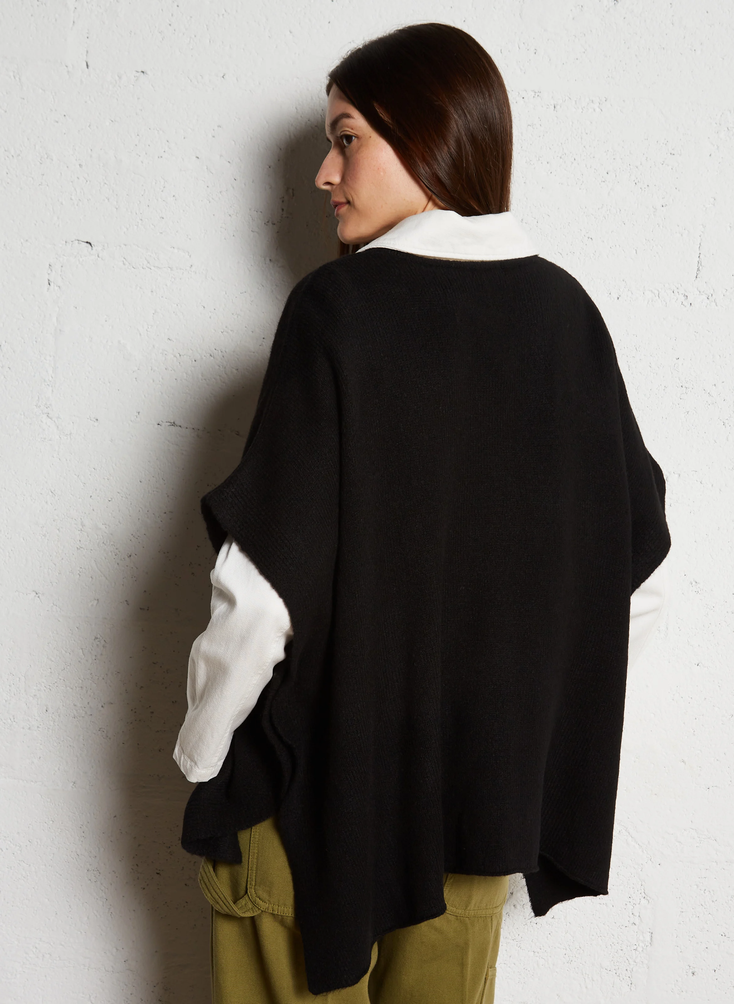 ADA - Pull oversize à col rond | Noir