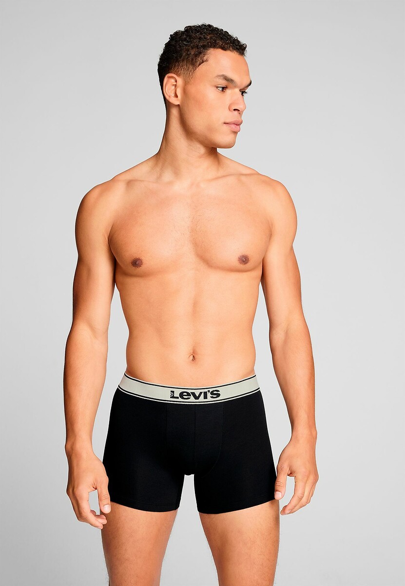 Conjunto de 2 cuecas boxer lisas da Levi's