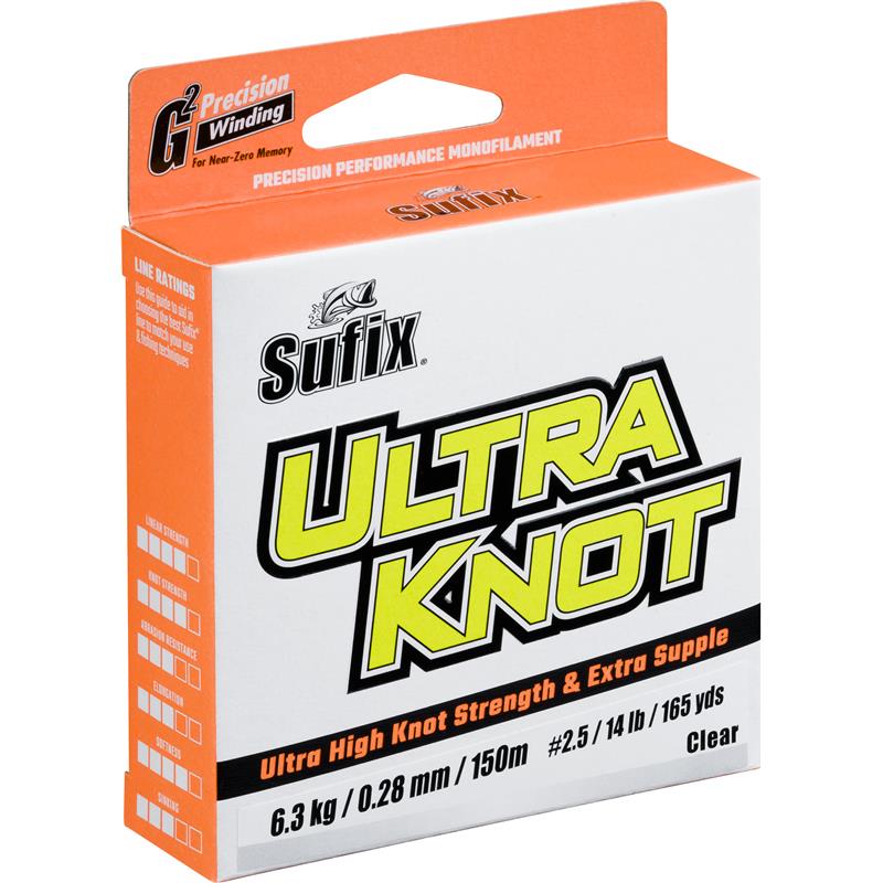 Nylon Sufix Ultra Knot - Fluo Yellow Orange