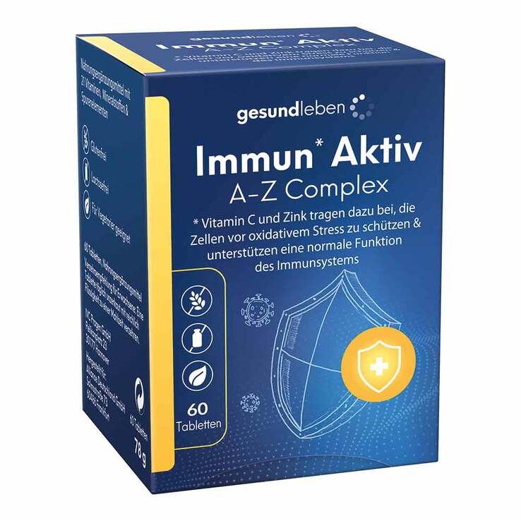 Gesund Leben Immun Aktiv A-Z Complex Tabletten, 60 St