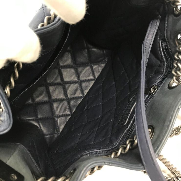 Chanel Vintage Chanel Backpack Blue