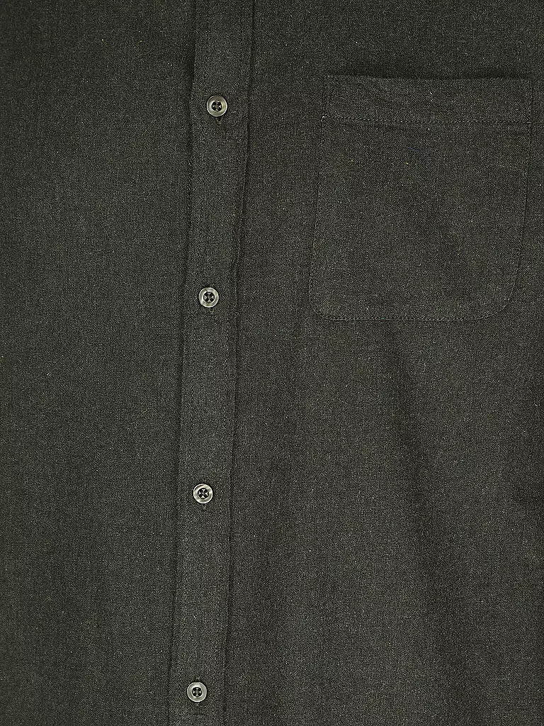KNOWLEDGE COTTON APPAREL Flanellhemd  dunkelgrün