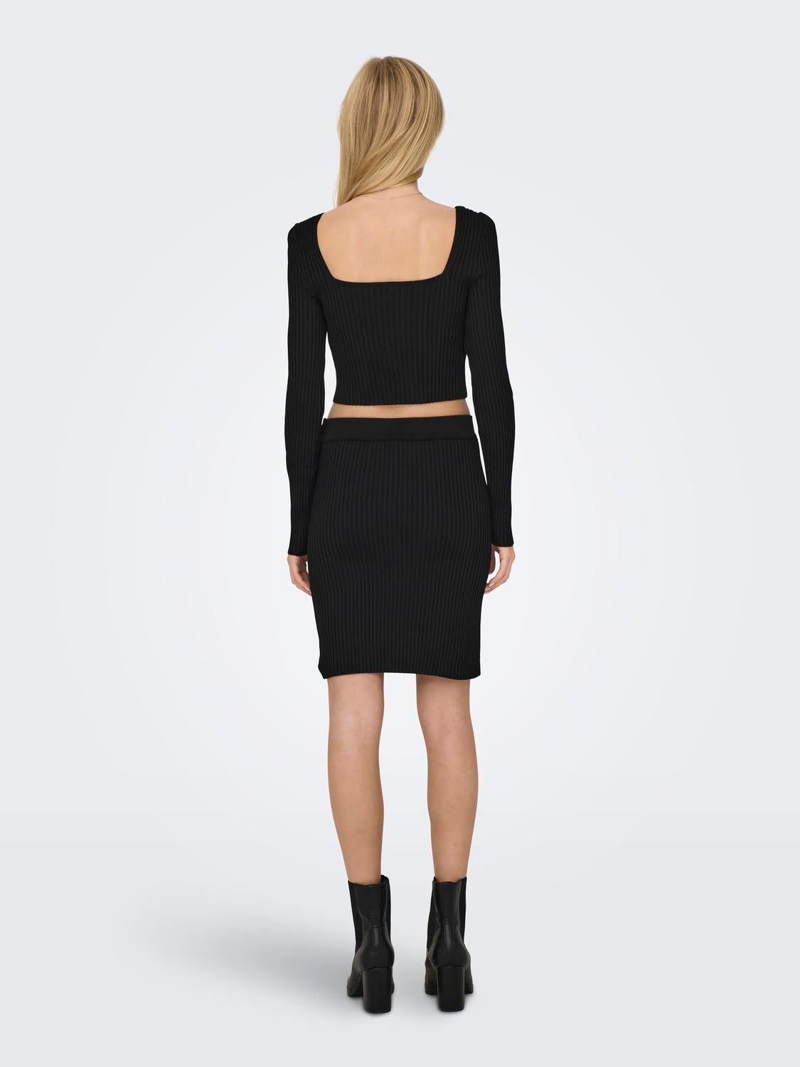 ONLLISA Strickpullover Black