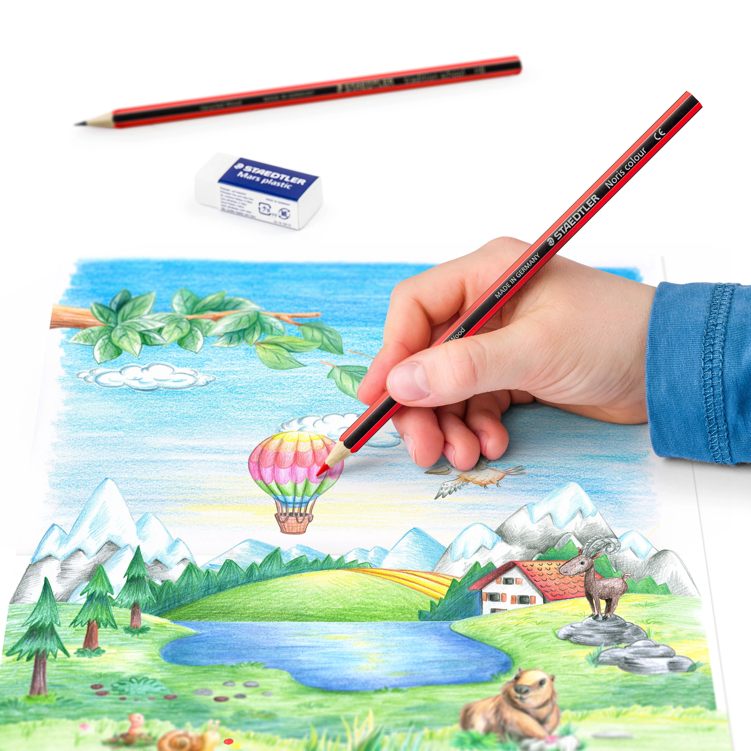 Buntstift NORIS COLOUR HEXAGON 24er Set