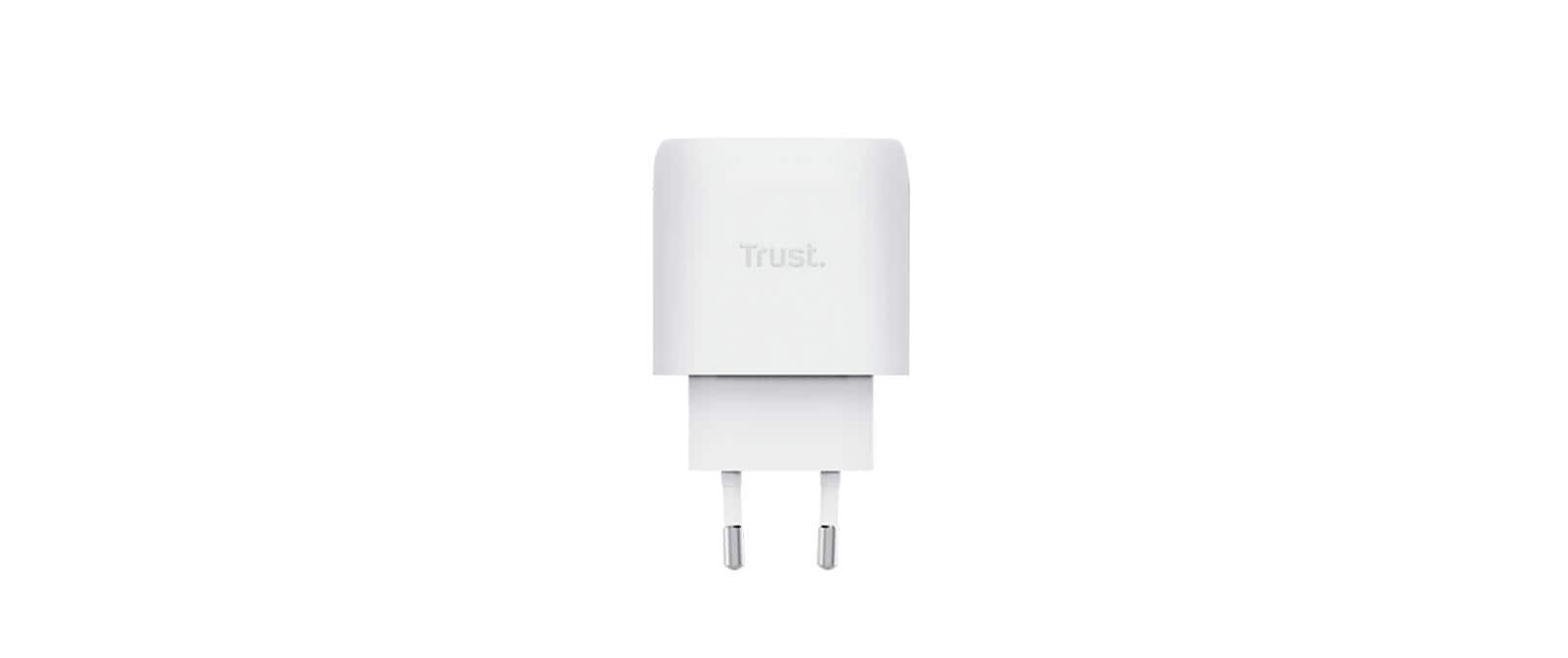 USB-Wandladegerät Maxo USB-C-GaN 45 W WeissUSB-C-Ladegerät mit 45 W und energieeffizienter GaN-Technologie