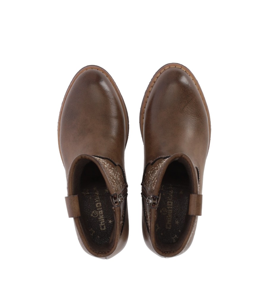 Botas infantis Chika10 Lisy 17 marrons