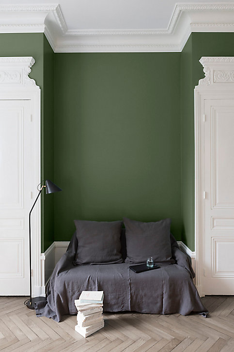 Peinture murs, plafonds et boiseries Velours de peinture vert treillis Libéron 125 ml
