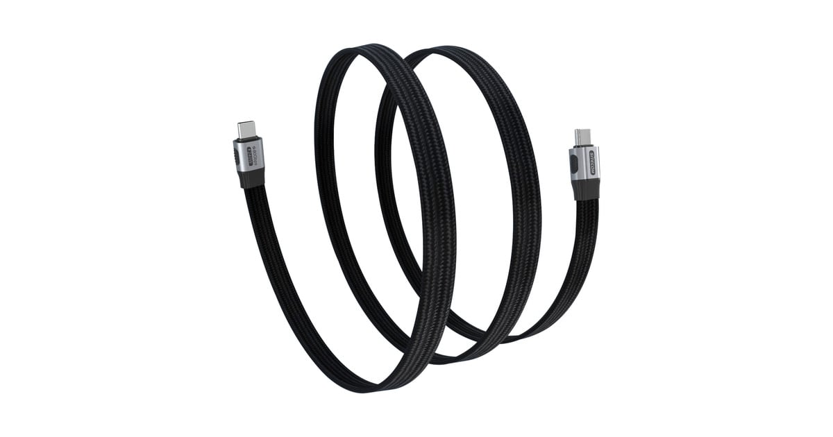 SitecomUSB-C naar USB-C Full Feature-kabel, 100 cm  (Zwart)