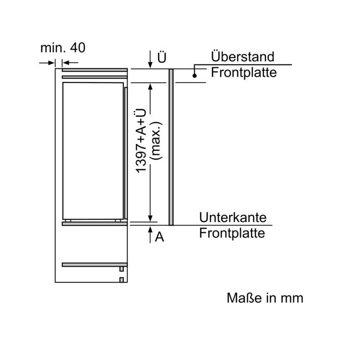 Bosch Einbau-Kühlschrank KIR51AFF0