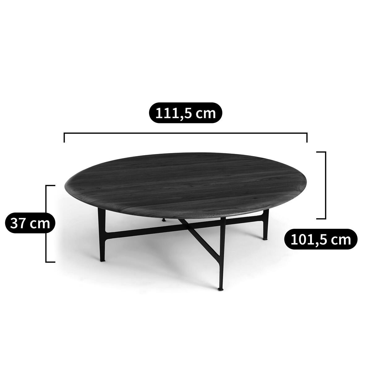 AM.PM<br>Mesa de centro de carvalho, modelo grande, Addisson