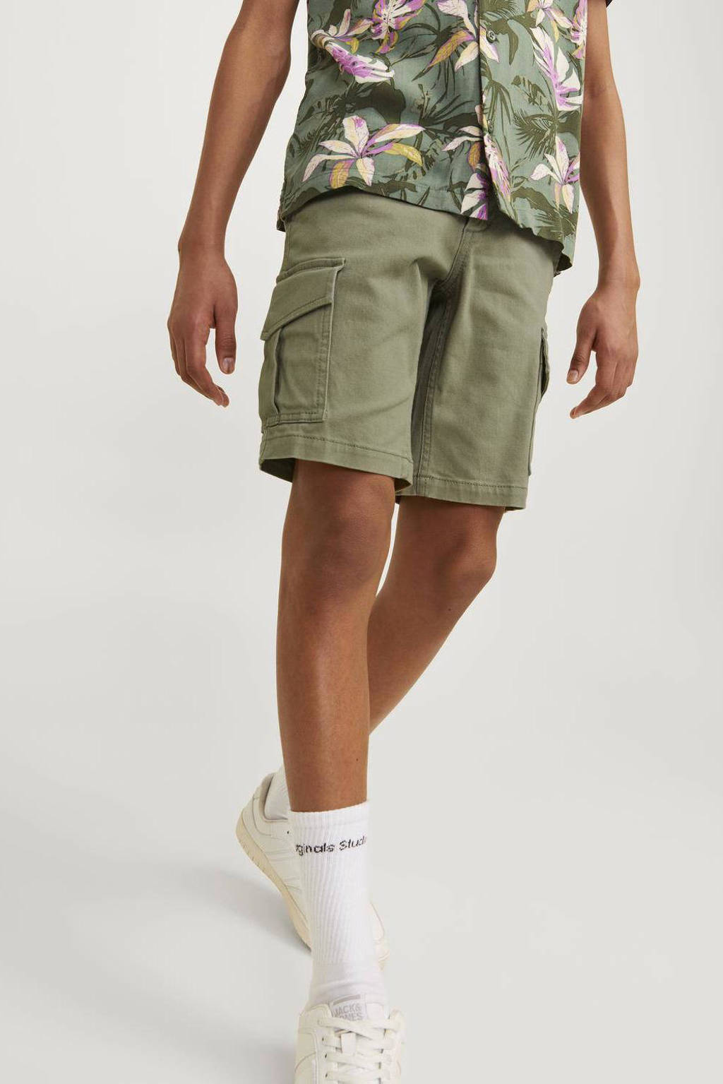 JACK & JONES cargo short JPSTJOE JJCARGO oliegroen