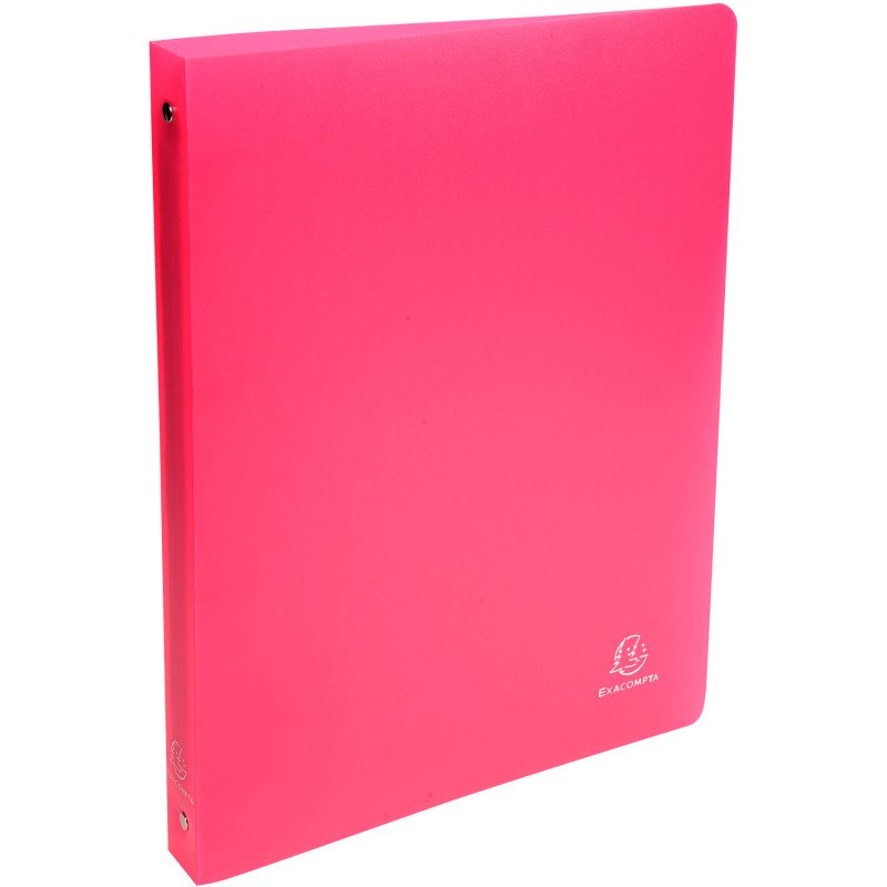 Classeur 4 anneaux plastifié Exacompta Chromaline A4 - Dos de 3 cm couleurs assorties