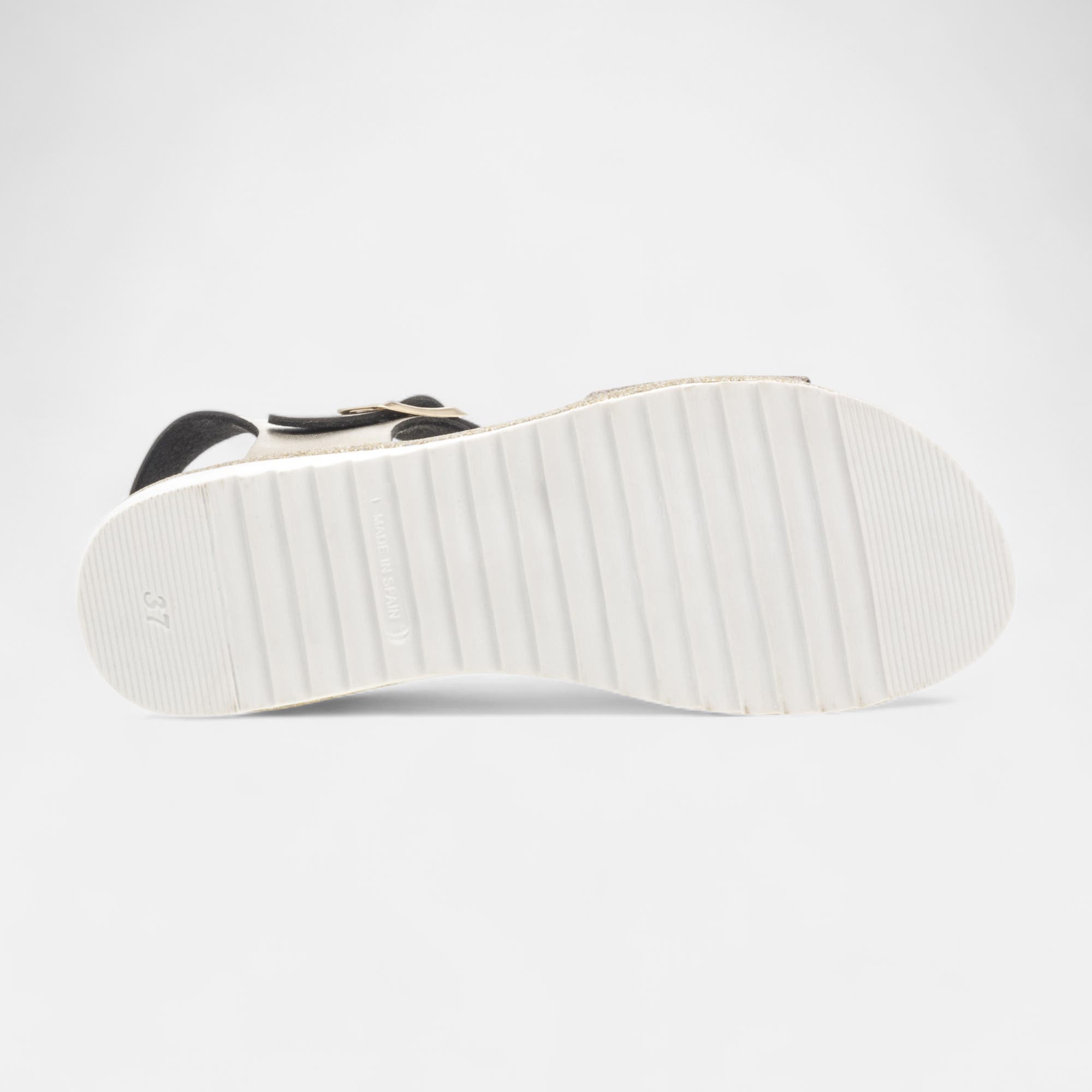 Mules semelle liège Fille or