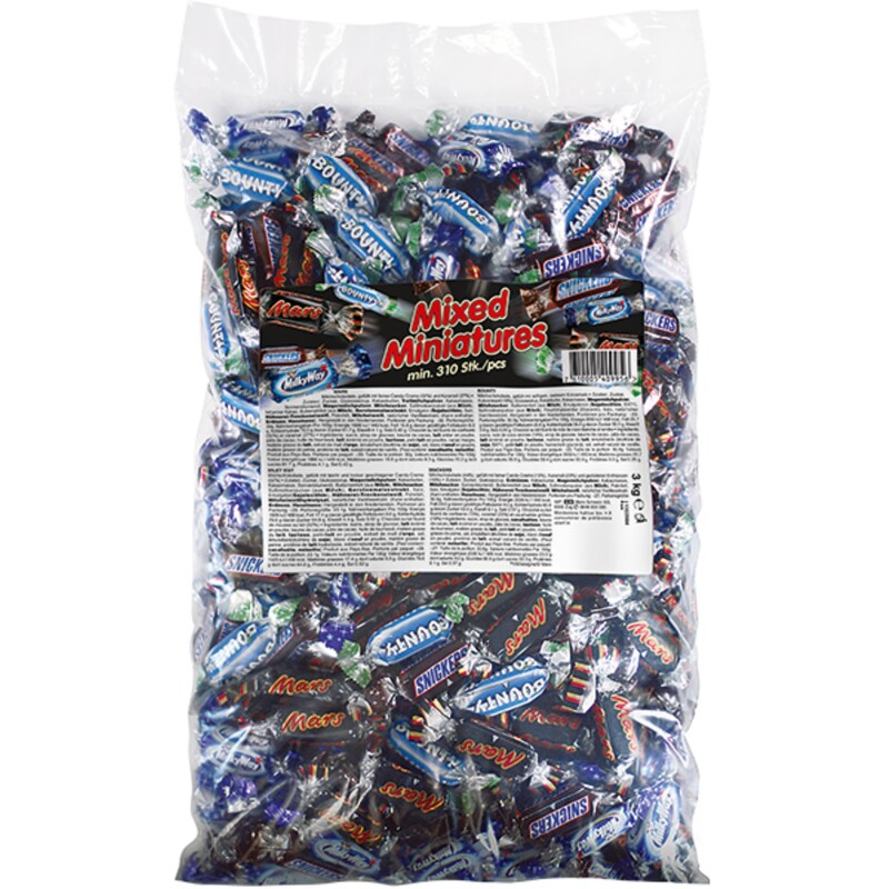 Mars Mixed Miniatures, 3000 g, 310 Stück