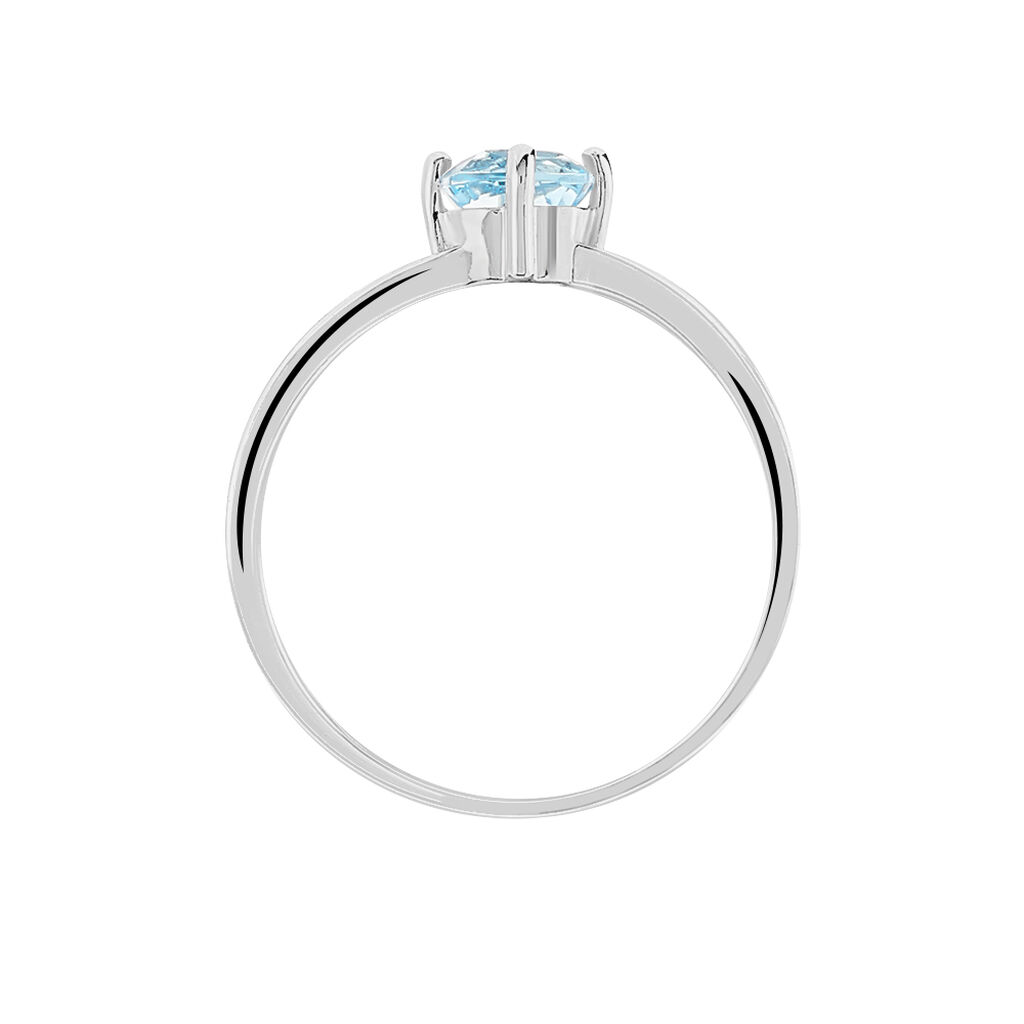 Bague Mahina Or Blanc Topaze