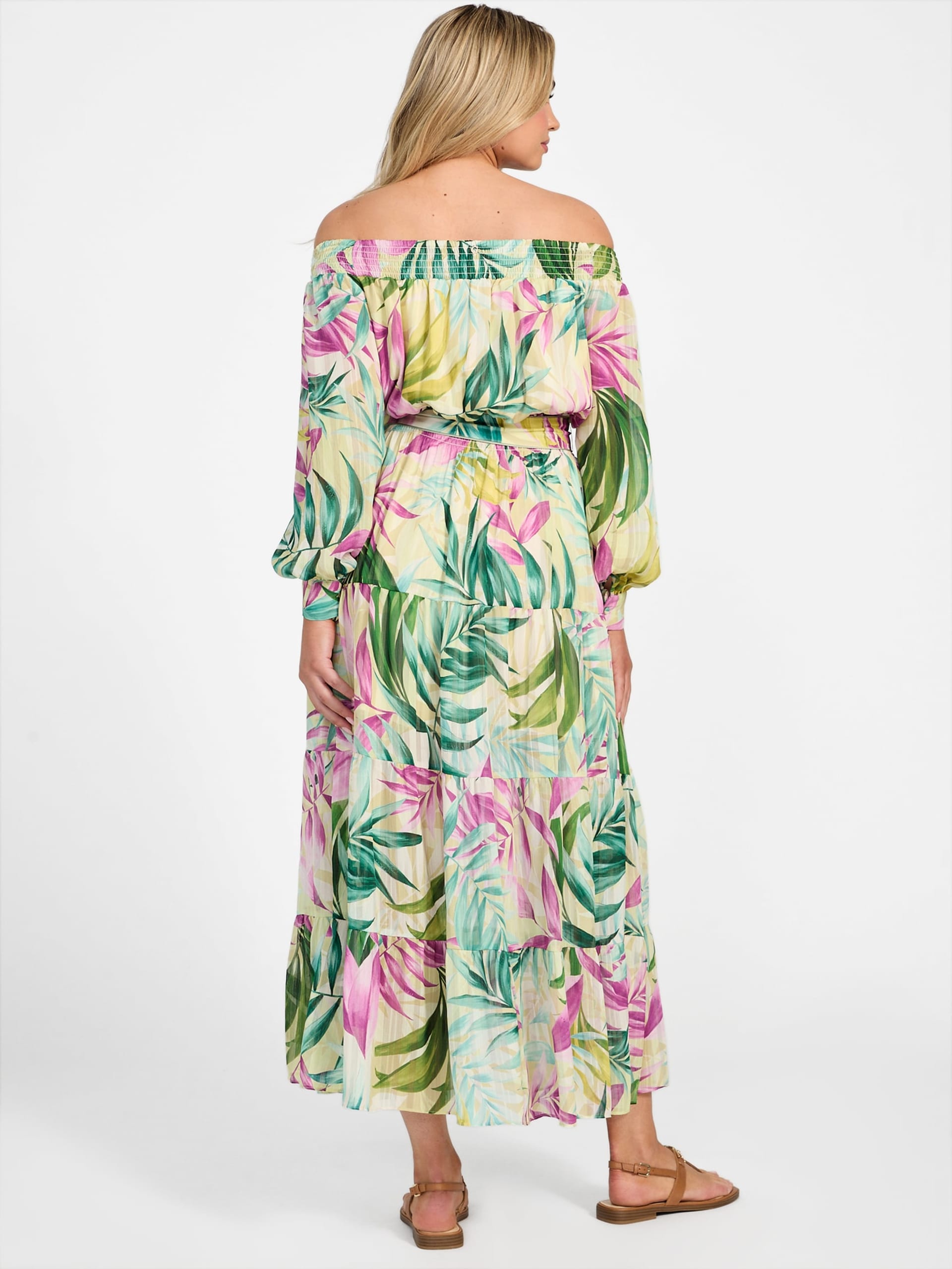 Vestido Maxi Estampado Eco Josee
