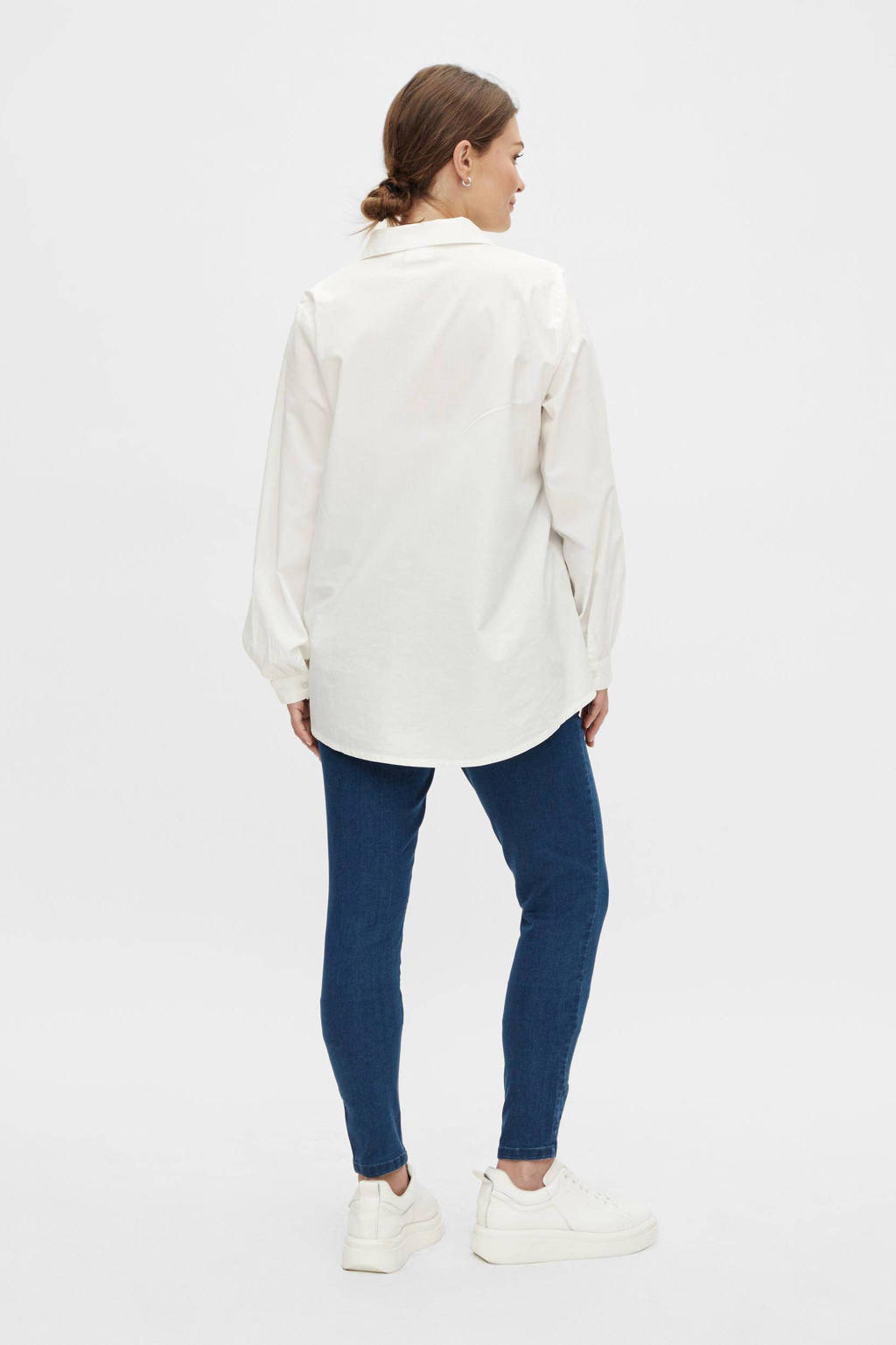 MAMALICIOUS skinny zwangerschapsjeans MLECHO medium blue denim