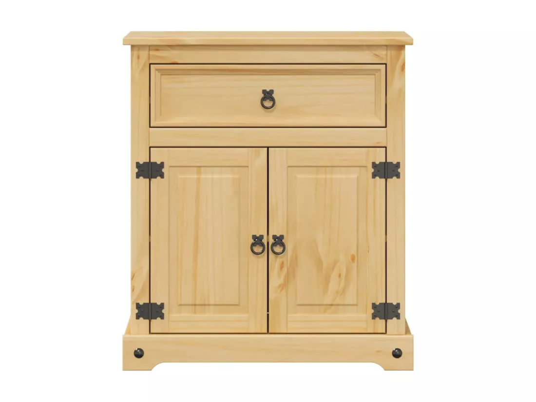 Armoire de salle de bain Corona 70x33x80 cm bois de pin massif