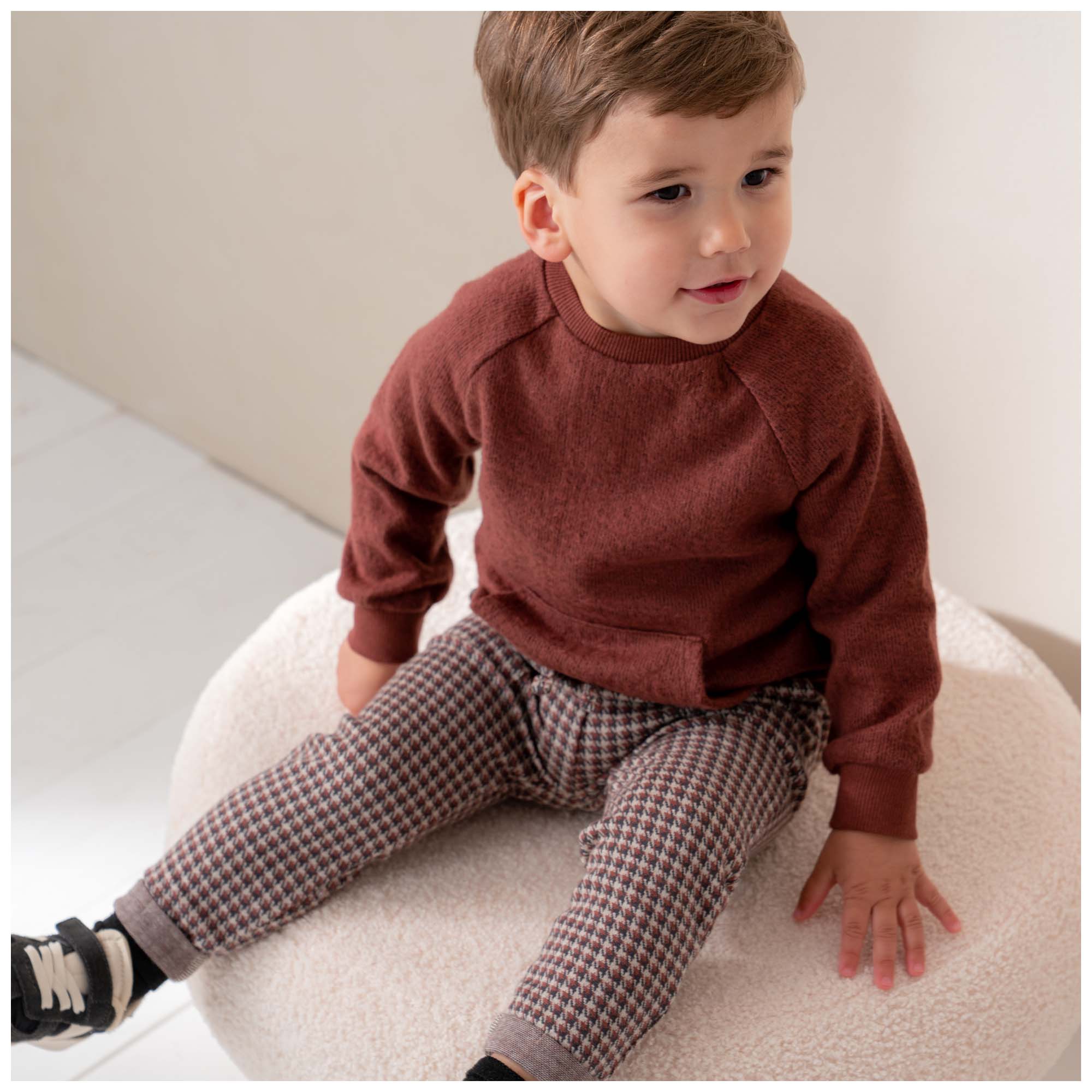 Prénatal peuter broek  ruit multi