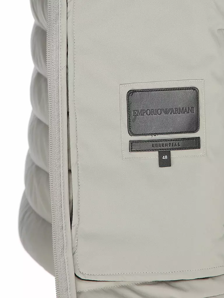 EMPORIO ARMANI Daunen Steppgilet grau