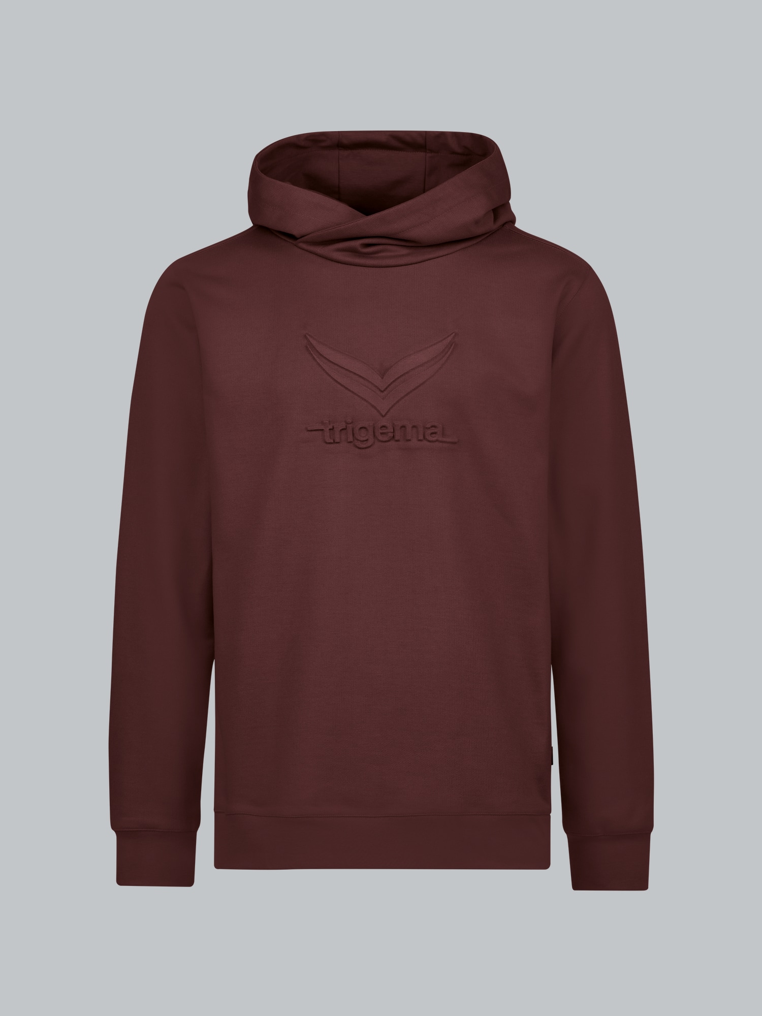 Kapuzenpullover mit großem 3D-Motiv Kastanie
