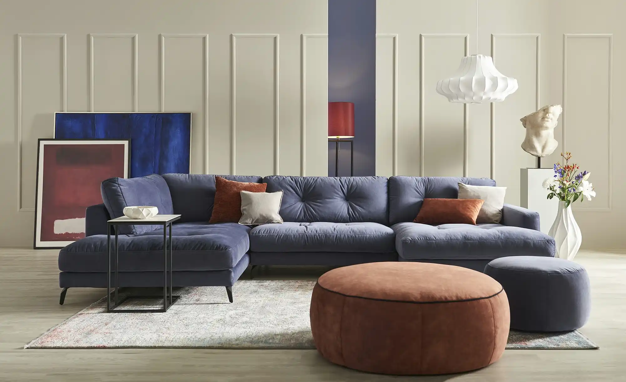 Jette Home Wohnlandschaft aus Samt Jette Return