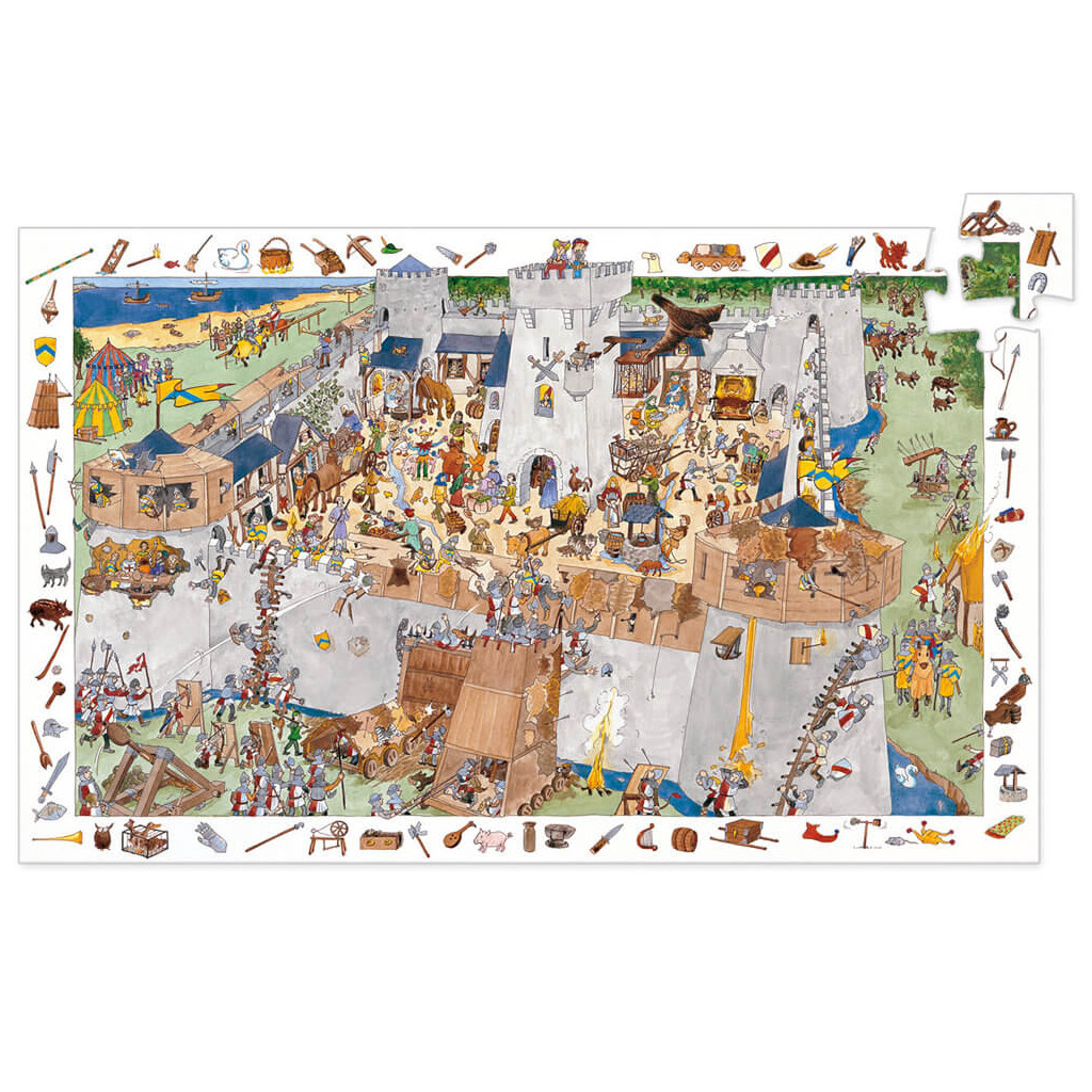 Puzzle Observation - Château Fort - 100 Pièces