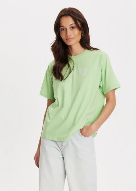 T-shirt met backprint groen (GRN.L)
