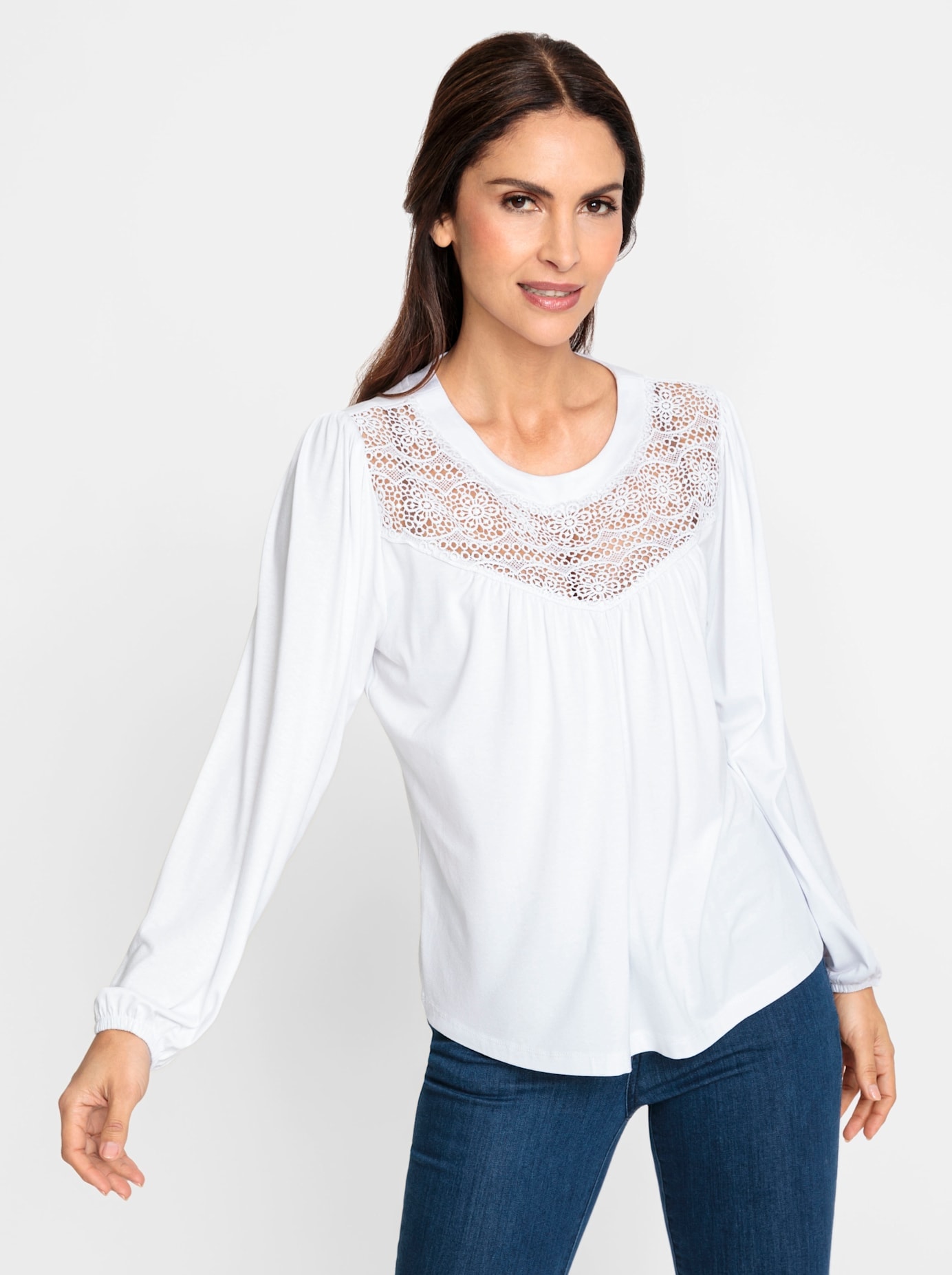 Inspirationen Spitzenshirt »Shirt«, 1 Stk.