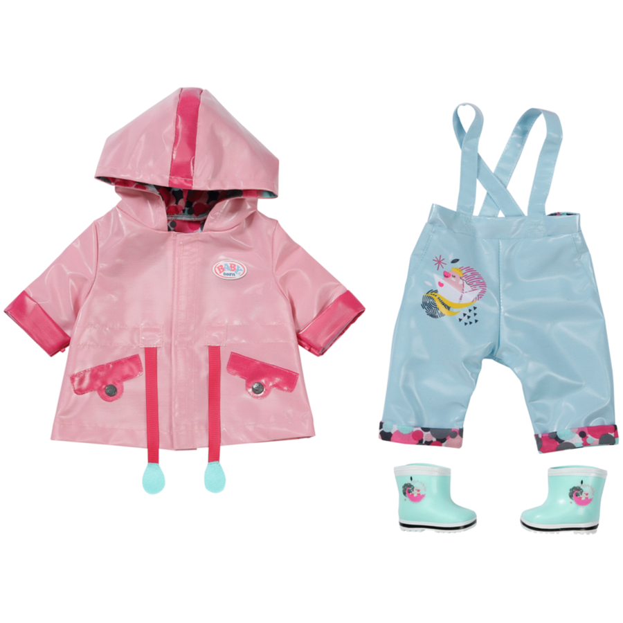 Zapf Creation BABY born® Deluxe Puppen Regen Set 43cm