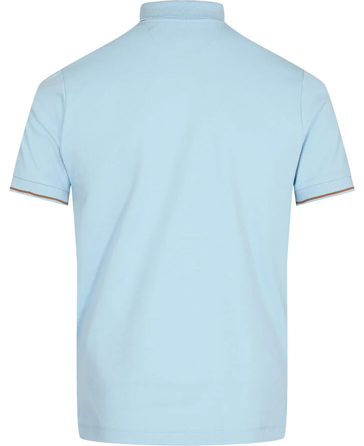 Mos Mosh Gallery Harvey Polo SS Tee Sky blue