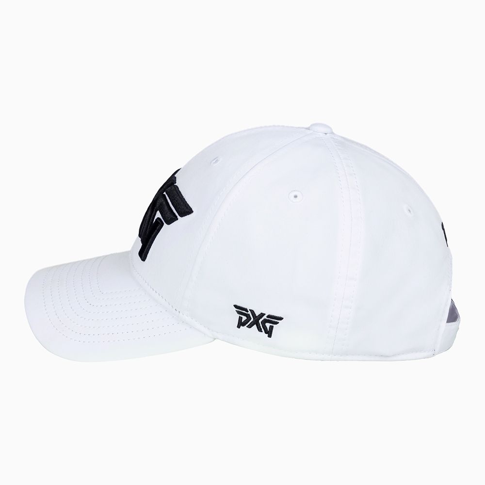 Unstructured Low Crown Caps Hvit