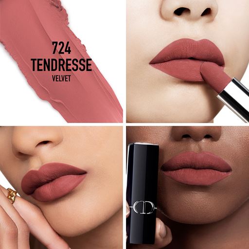 Dior Rouge Dior New Velvet Lipstick, 724 Tendresse