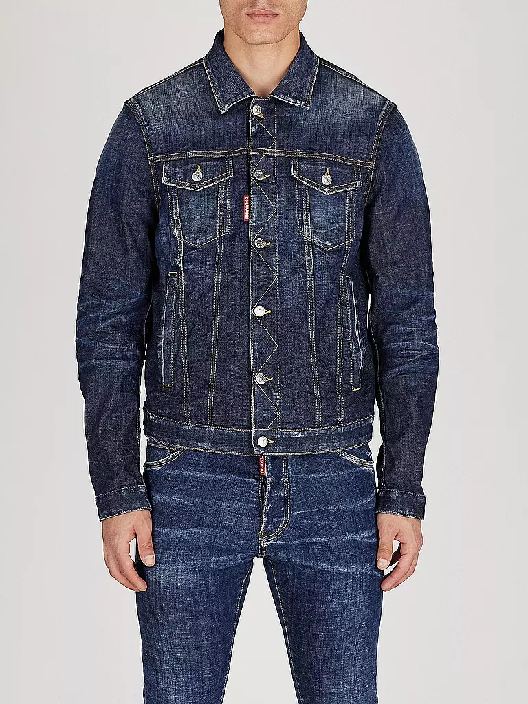 DSQUARED2 Jeansjacke blau