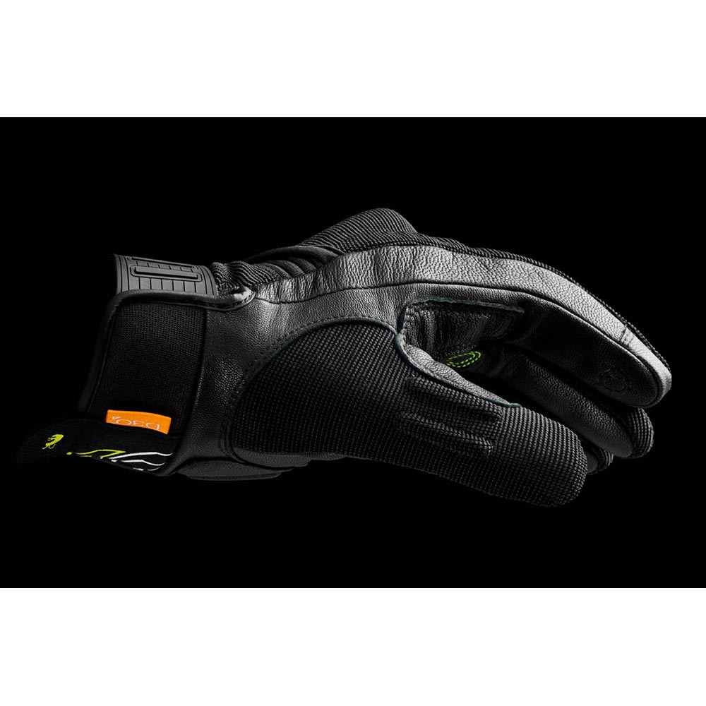 Furygan - Gants Jet Neon D3O® Noir / Blanc / Jaune fluo
