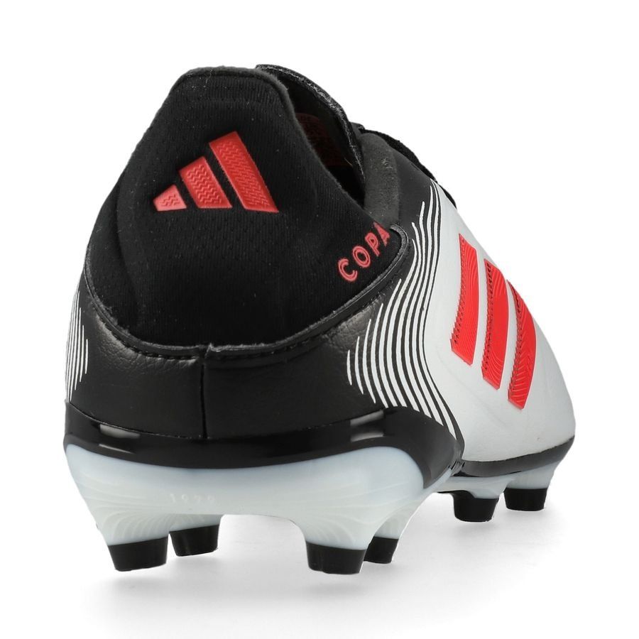 adidas Copa Pure League III FG/AG Pure Victory - Blanc/Lucid Red/Noir Enfant